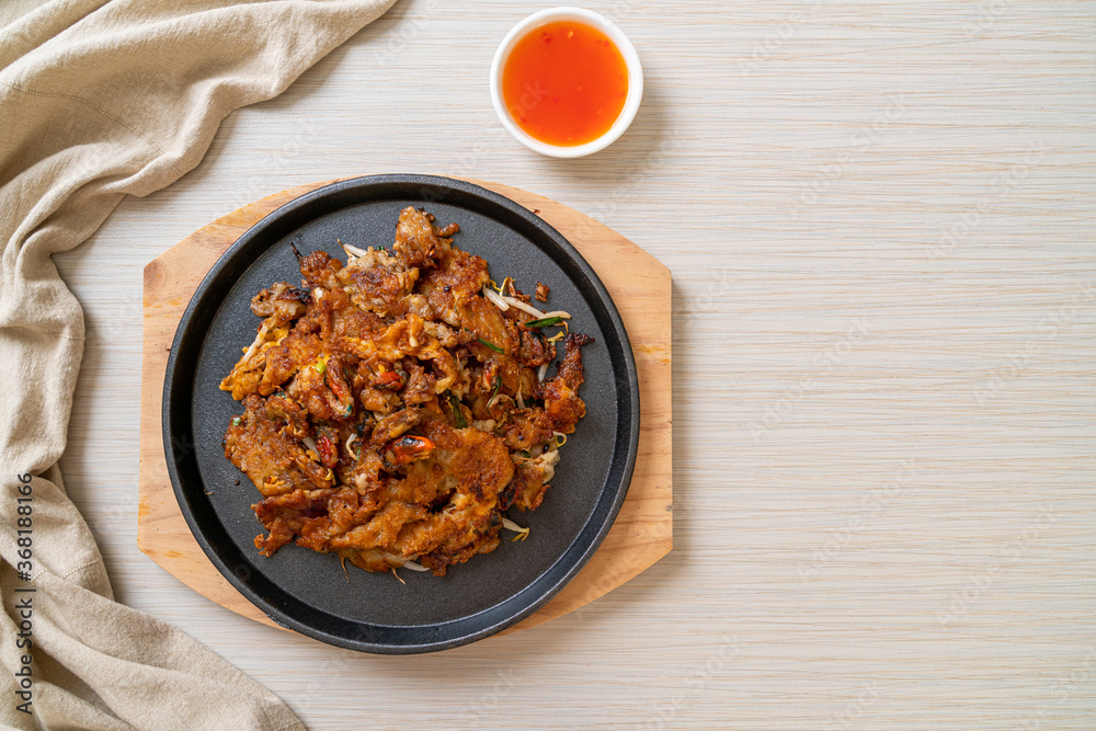 Crispy Fried Mussel Pancake Crispy Fried Mussel Pancake
