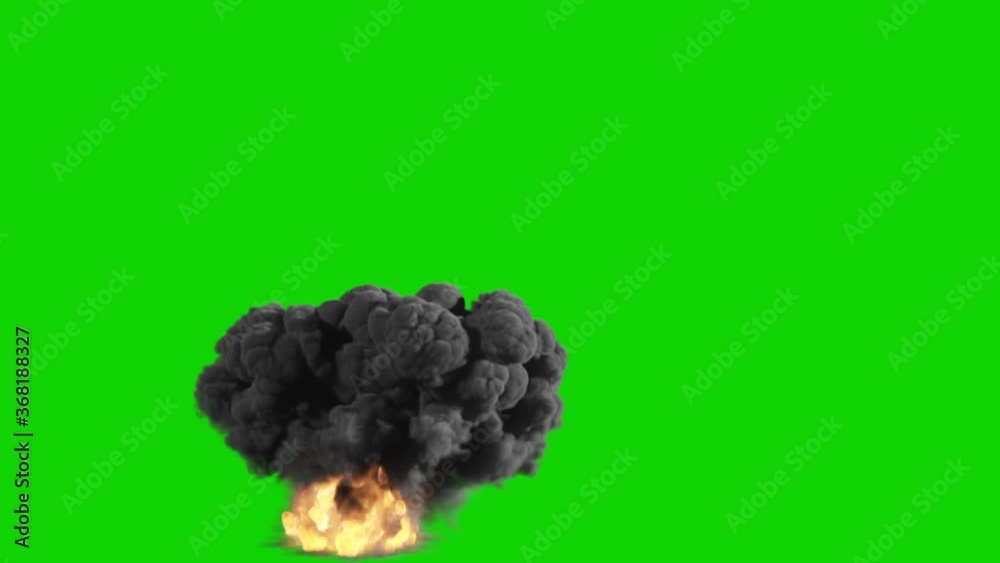 Vidéo Stock explosion bomb fire bomb green screen bomb explosion effect
