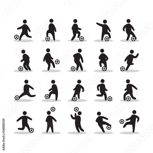 collection of soccer players