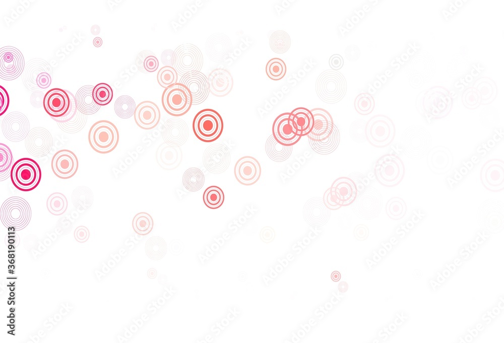 Light Red vector background with bubbles. Light Red vector background with bubbles.