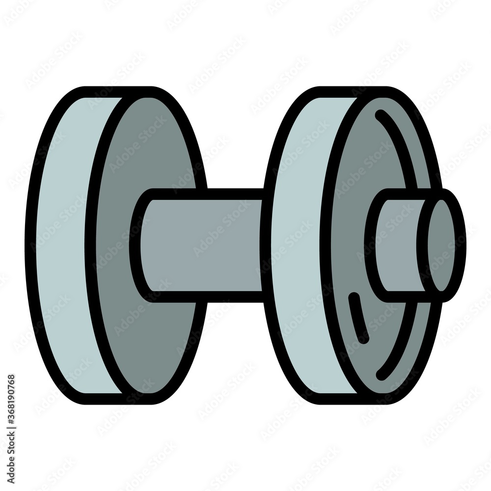 Sport dumbell icon. Outline sport dumbell vector icon for web design isolated on white background Sport dumbell icon. Outline sport dumbell vector icon for web design isolated on white background