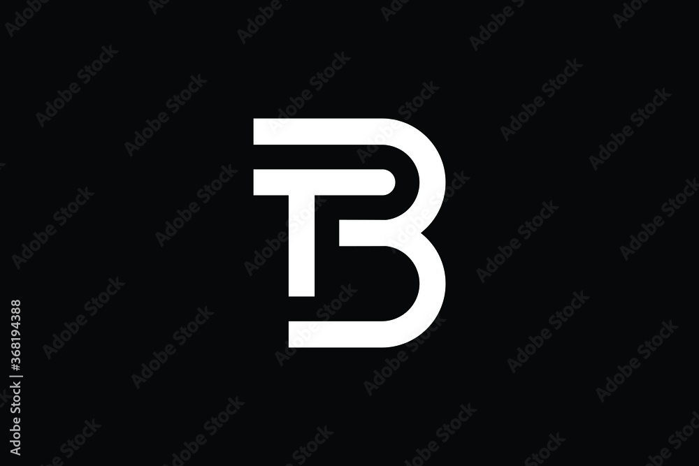 Minimal Innovative Initial BT logo and TB logo. Letter BT TB creative elegant Monogram. Premium Business logo icon. White color on black background Minimal Innovative Initial BT logo and TB logo. Letter BT TB creative elegant Monogram. Premium Business logo icon. White color on black background