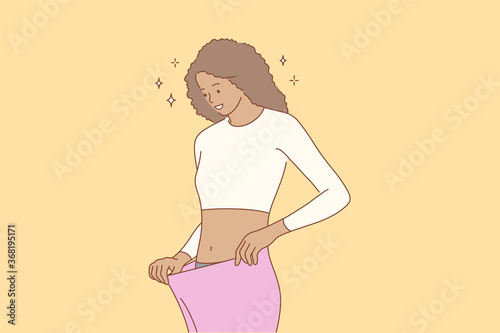 Health, care, dieting, success, goal achievement concept