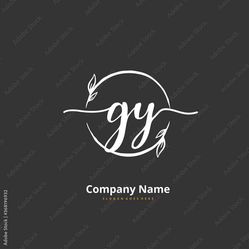 G Y GY Initial handwriting and signature logo design with circle. Beautiful design handwritten logo for fashion, team, wedding, luxury logo. G Y GY Initial handwriting and signature logo design with circle. Beautiful design handwritten logo for fashion, team, wedding, luxury logo.
