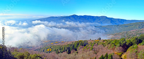 Paisajes en El Montseny provincia de Barcelona España
