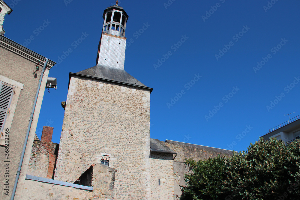 medieval belfry in vierzon (france) medieval belfry in vierzon (france)