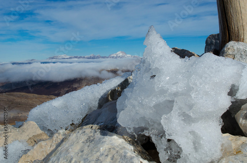 Panorama da Monte Puzzilo invernale photo