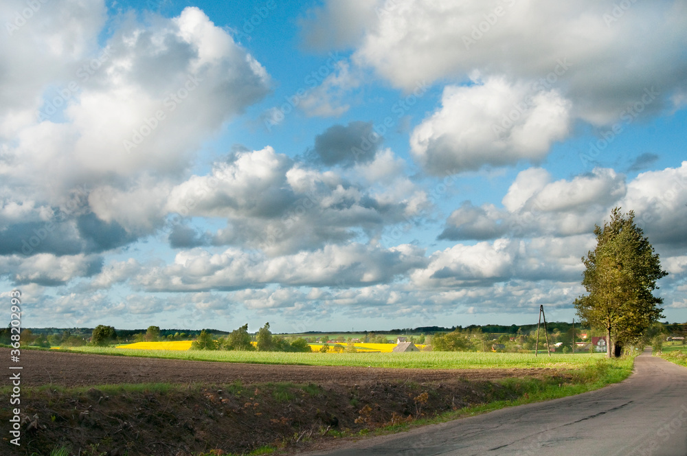 Fototapeta premium Kaszuby krajobraz