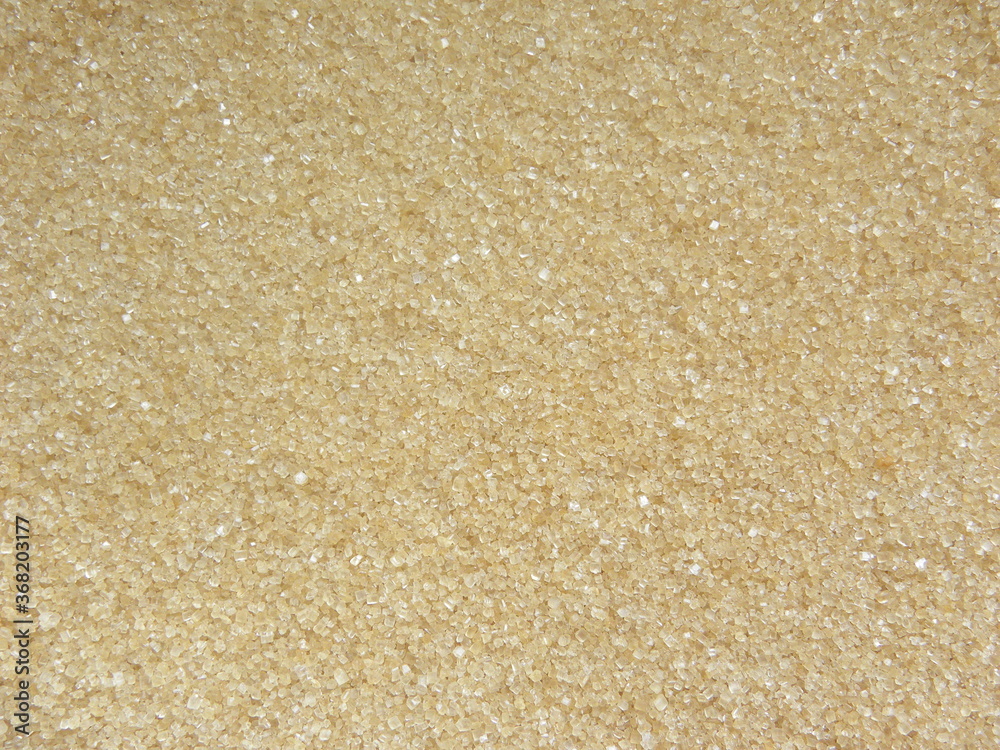 Heap of brown color sugar