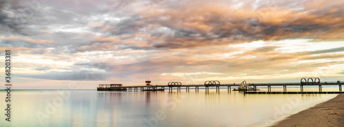 Seebrücke Kellenhusen im Abendlicht