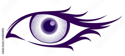 The symbol of the female eye.