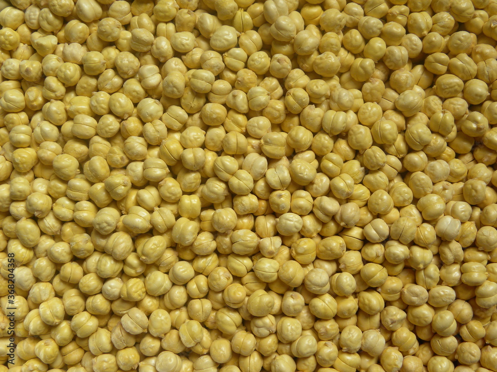 Yellow color whole roasted Chickpeas without skin Yellow color whole roasted Chickpeas without skin