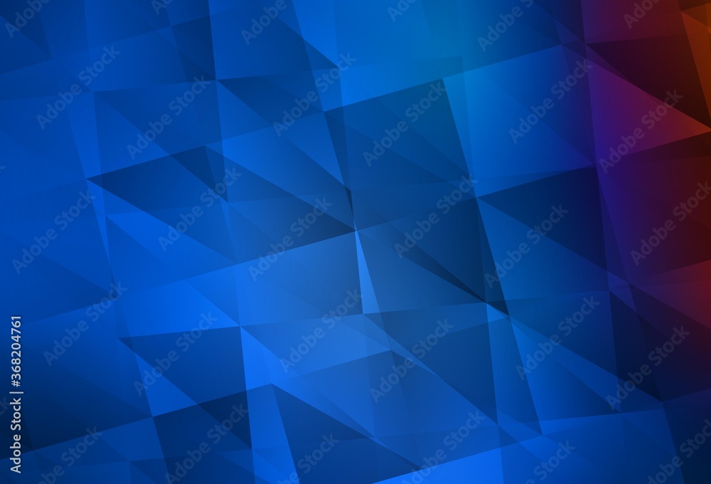 Light Blue, Red vector triangle mosaic background. Light Blue, Red vector triangle mosaic background.