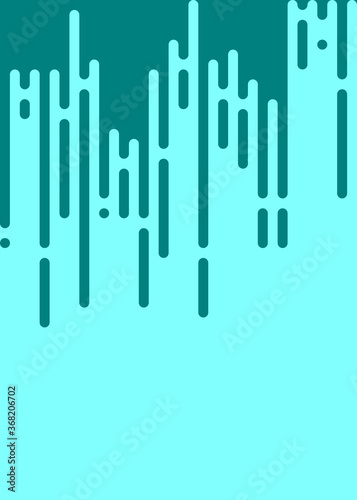 Teal Blue color Abstract Rounded Color Lines halftone transition background illustration