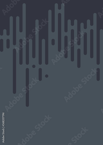 Dark Slate color Abstract Rounded Color Lines halftone transition background illustration