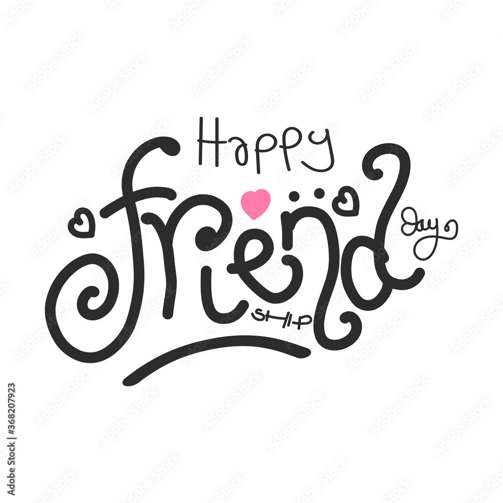 Design for celebrating Friendship Day Design for celebrating Friendship Day