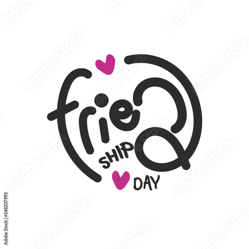 Design for celebrating Friendship Day