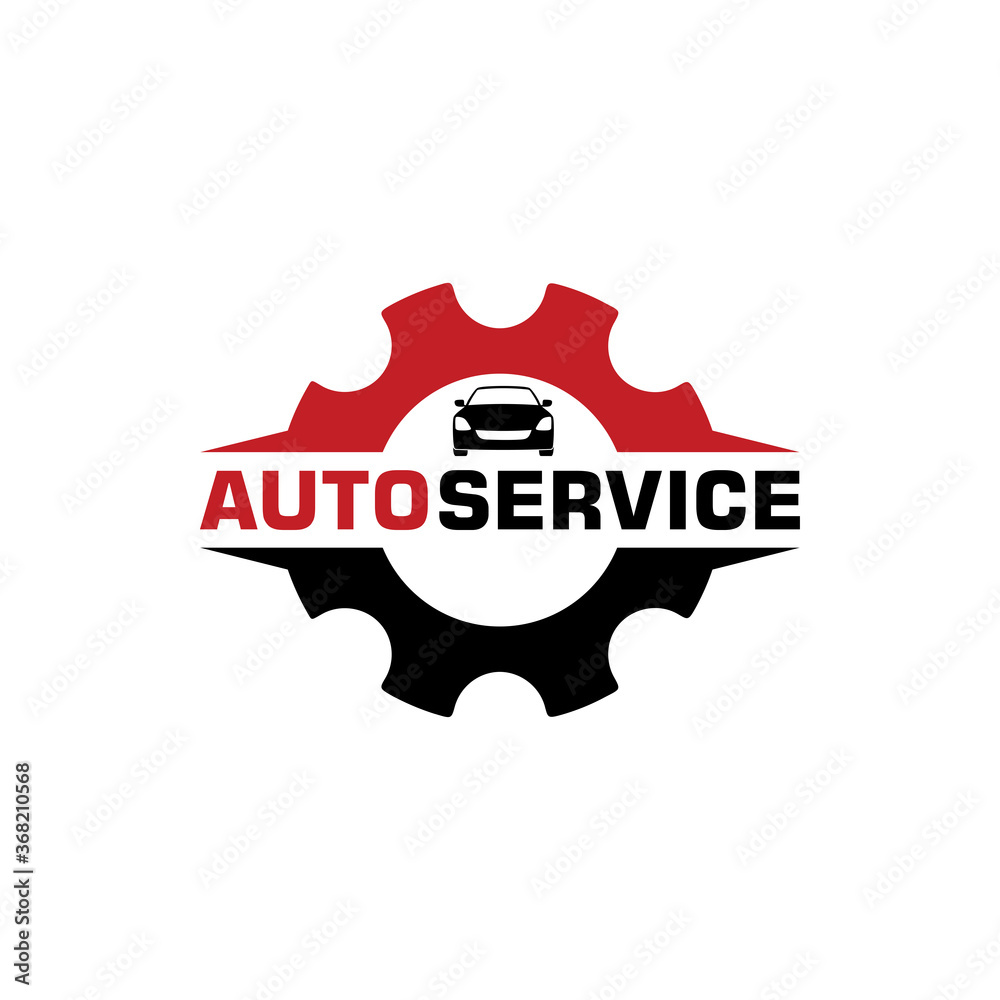 Car and car auto service logo vector for business and company
