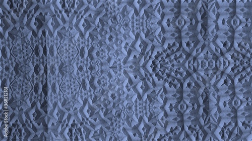 Texture 3D background of recursive fractal pattern 075c