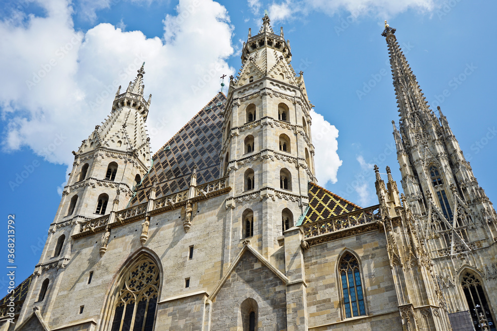 Stephansdom (St. Stephen's Cathedral) in Vienna (Wien), Austria.