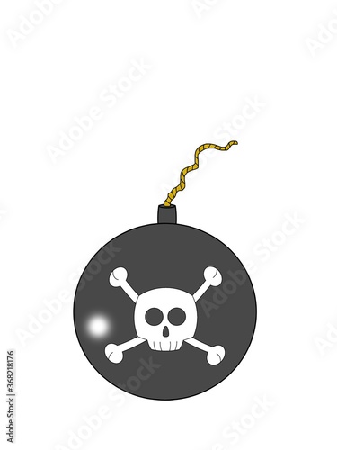 cartoon bomb illustration