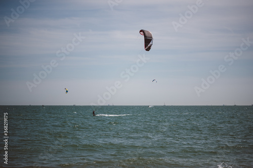 Hayling Island wind surfer photo