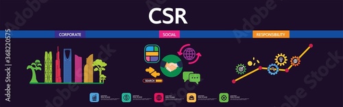 Business and success target and goal focus vector illustration.