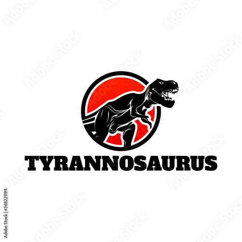 Tyrannosaurus Logo Template Design Vector