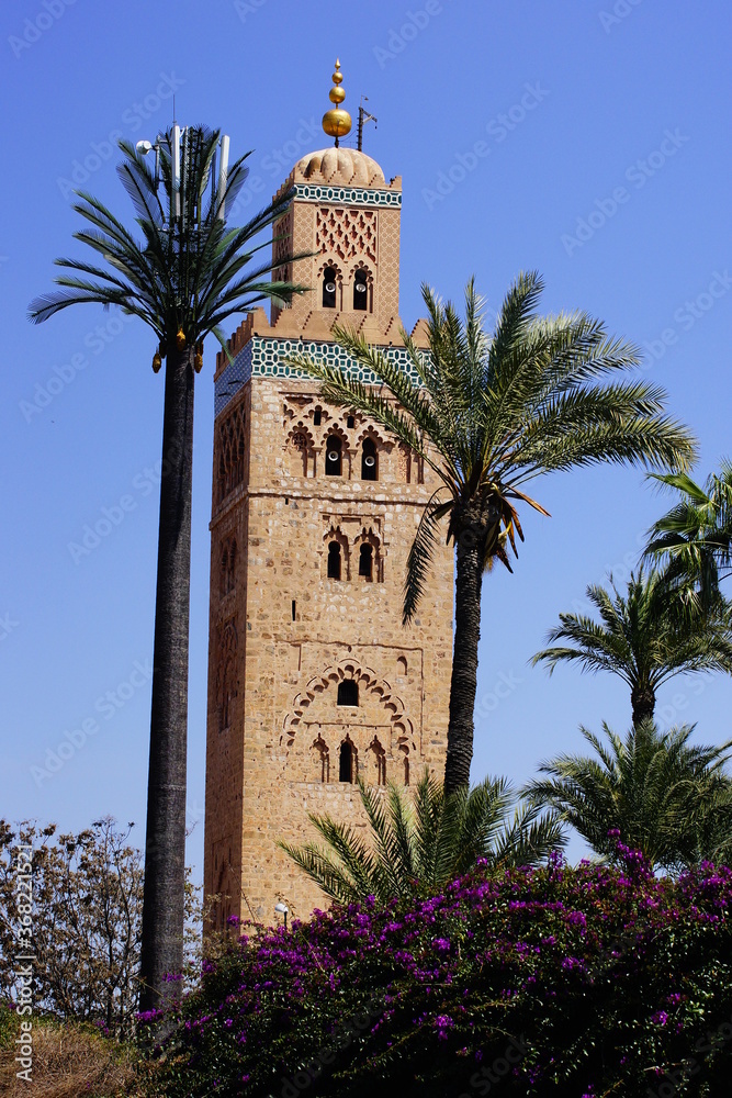 Mosque building in Marrakech