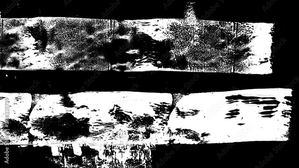 black lino ink remain, linocutting paint roller texture on white background and luma mask. 4k footage. black lino ink remain, linocutting paint roller texture on white background and luma mask. 4k footage.