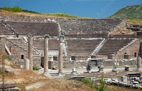 Asklepieion und Theater von Bergama, Pergamon, Türkei.