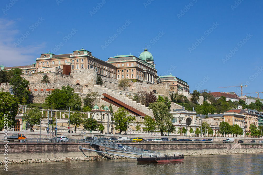 View of Buda Castle in Budapest. Hungary