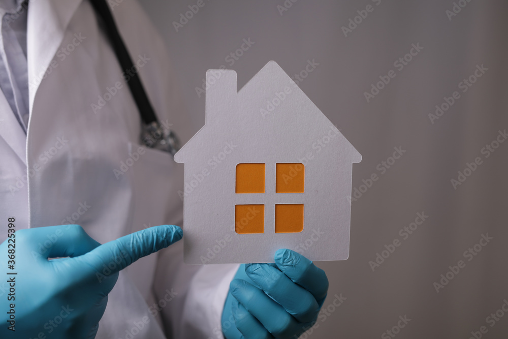 Coronavirus quarantine concept. Working from home. Illustration. Coronavirus quarantine concept. Working from home. Illustration.