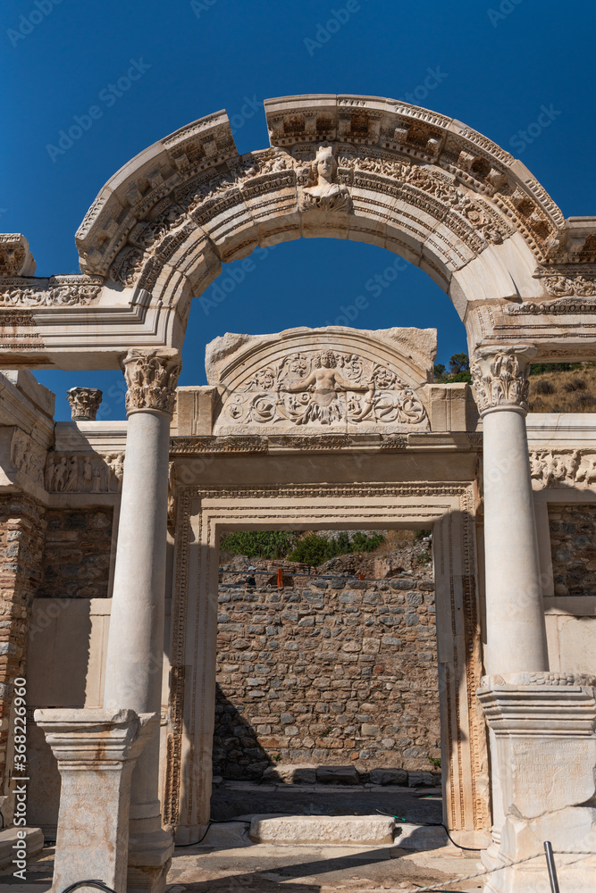 The ancient city of Ephesus Selcuk Izmir Turkey. 