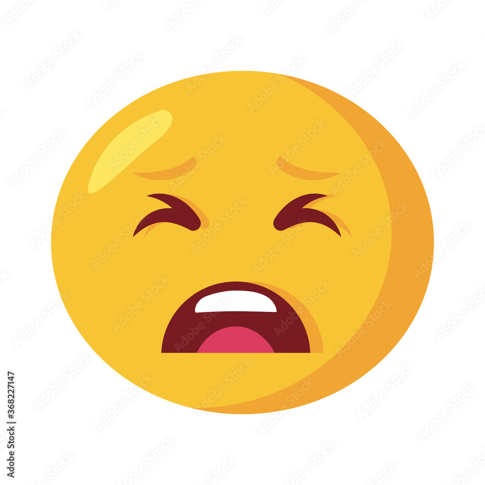 crying emoji face classic flat style icon crying emoji face classic flat style icon