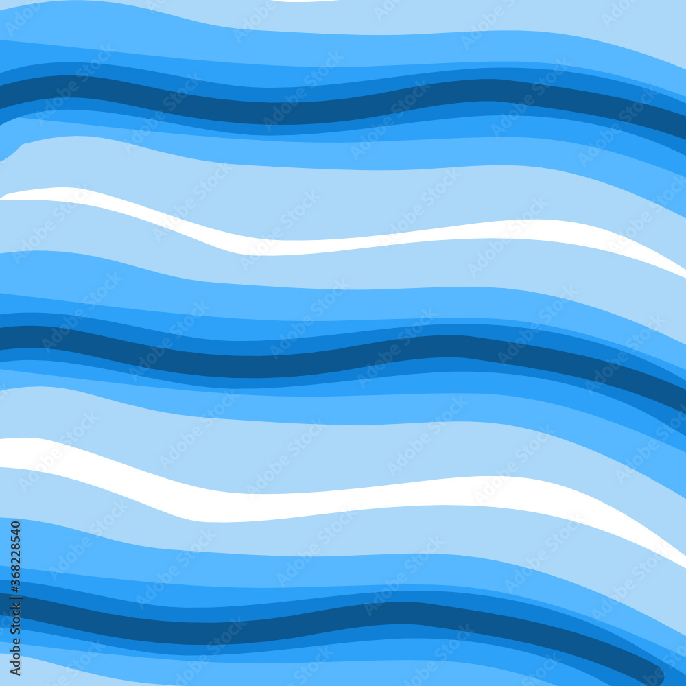 Obraz premium blue wave background