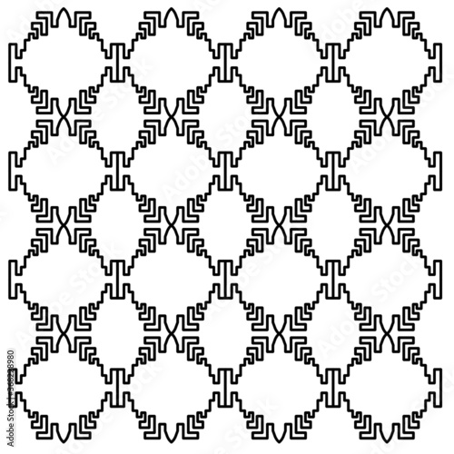 LUXURY DESIGN ORNAMENTS GEOMETRIC AZTECS PATTERN