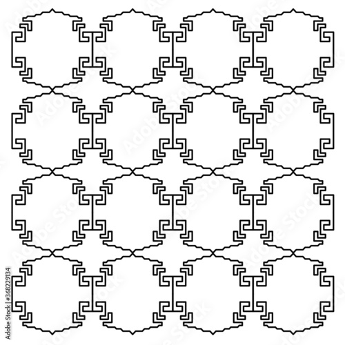 LUXURY DESIGN ORNAMENTS GEOMETRIC AZTECS PATTERN