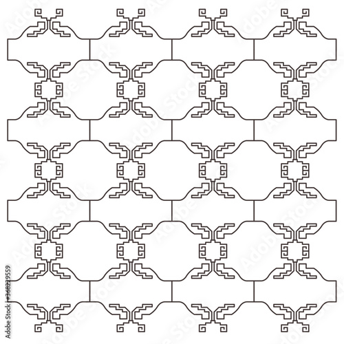 LUXURY DESIGN ORNAMENTS GEOMETRIC AZTECS PATTERN