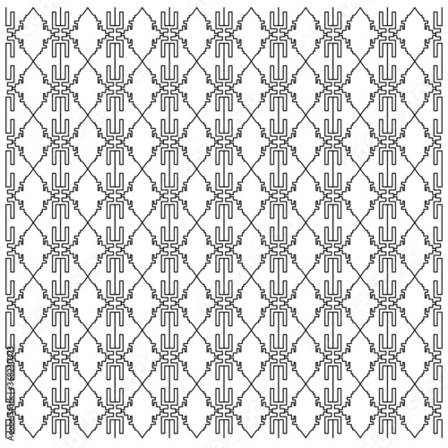 LUXURY DESIGN ORNAMENTS GEOMETRIC AZTECS PATTERN