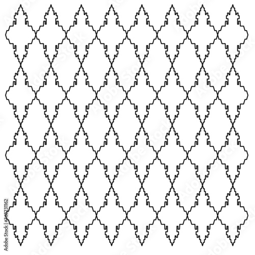 LUXURY DESIGN ORNAMENTS GEOMETRIC AZTECS PATTERN