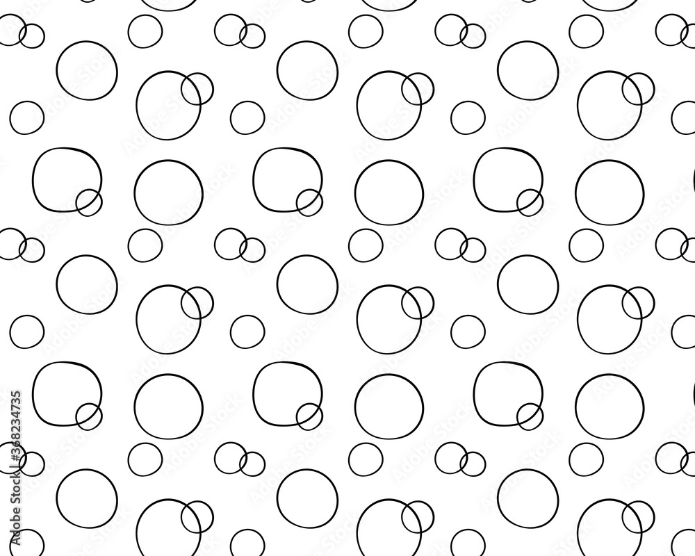 泡の模様のパターン しずく 丸 背景 かわいい Stock Illustration Adobe Stock