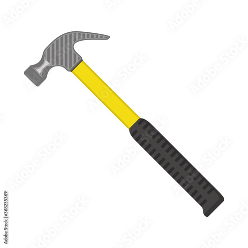 hammer tool equipment isolated icon