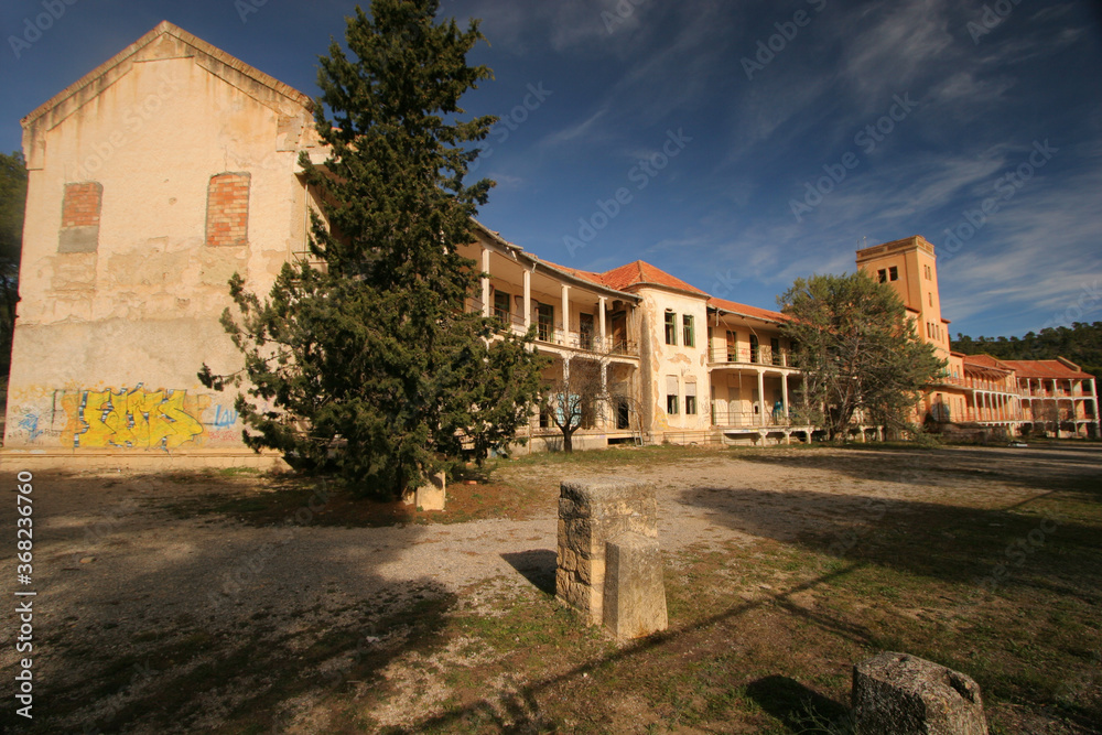 Antiguo sanatorio antituberculoso de Sierra Espuña. Alhama de Murcia (España).