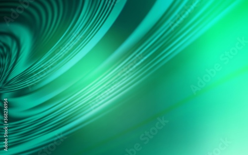 Light Green vector template with bent lines. A sample with colorful lines, shapes. Abstract design for your web site.