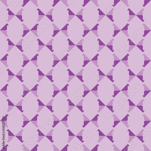 Vector seamless pattern texture background with geometric shapes, colored in violet, purple colors.