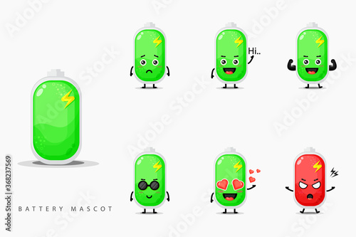 Cute battery design set