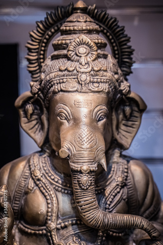 Antique Elephant Sculpture