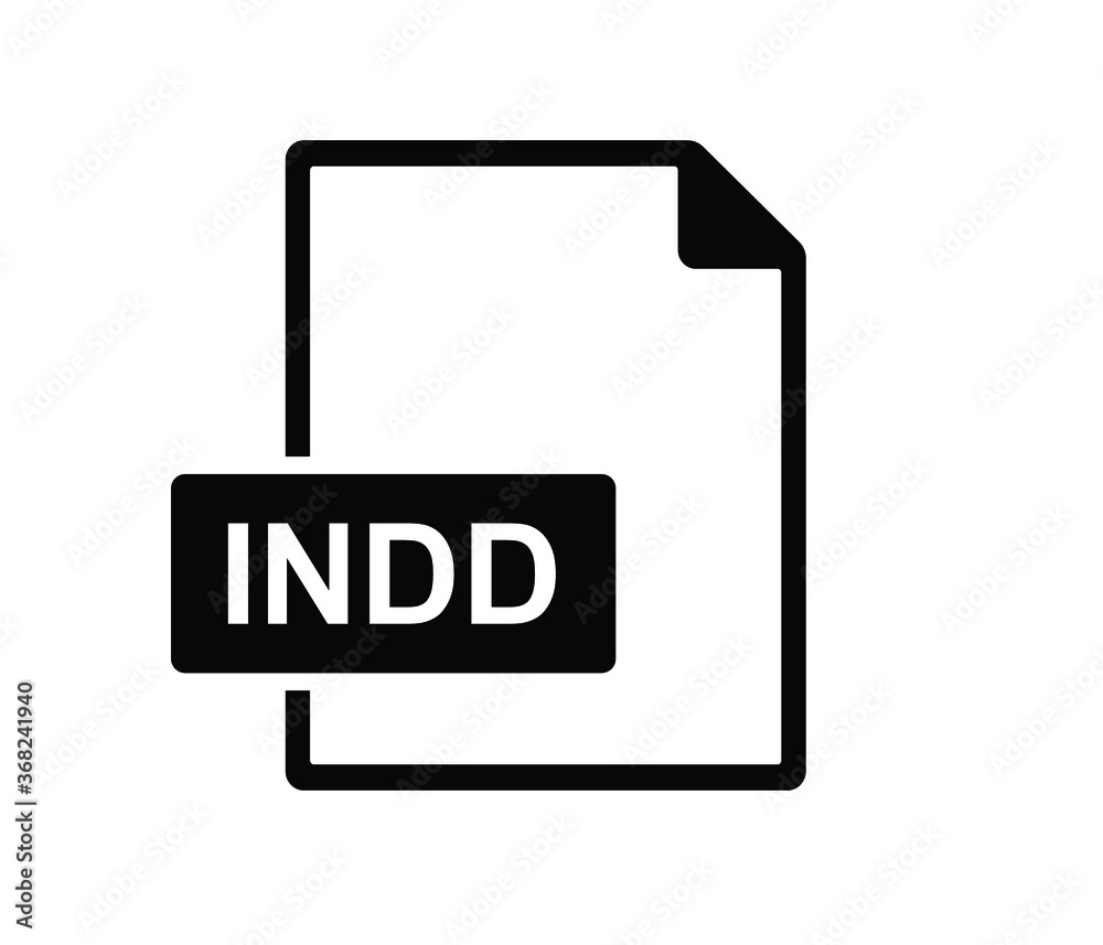 INDD file document icon. Download INDD button icon isolated, INDD file symbol INDD file document icon. Download INDD button icon isolated, INDD file symbol