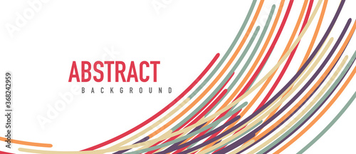 Аbstract moving colorful lines vector backgrounds for cover, placard, poster, banner or flyer